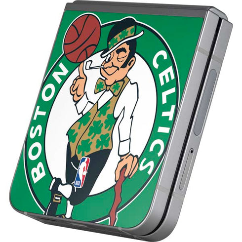 NBA Boston Celtics Large Logo Galaxy Z Flip6 Skin